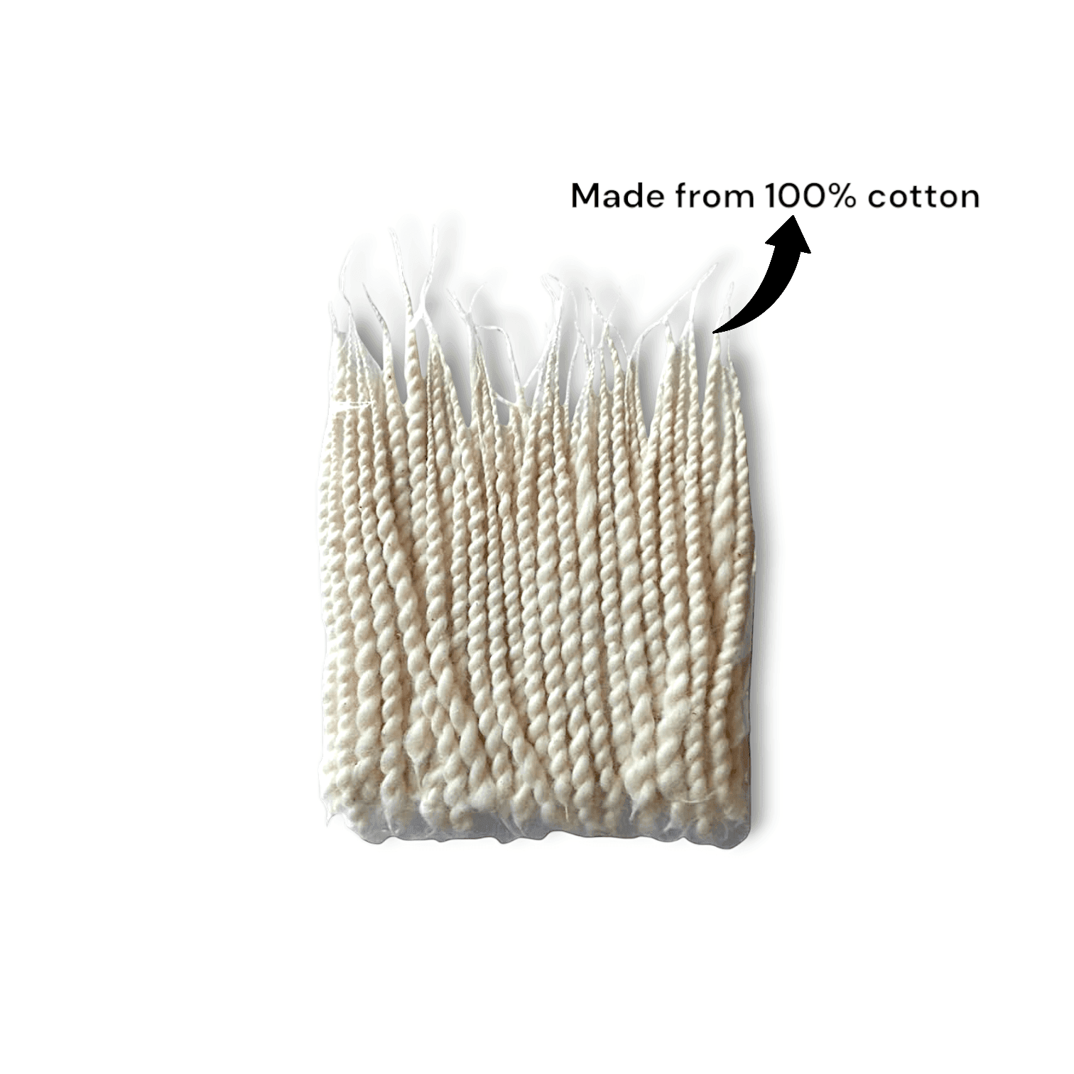 Cotton Wicks — Twisted